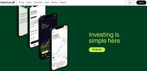 Robinhood app as an example of custom FinTech software