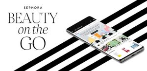 Sephora mobile app as an example of custom mobile application software